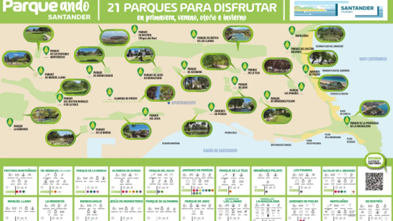 Cartel promocional del Ayuntamiento de Santander.