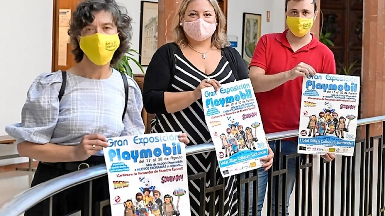 Acto de presentaci&oacute;n de la exposici&oacute;n Playmobil. / AlertA