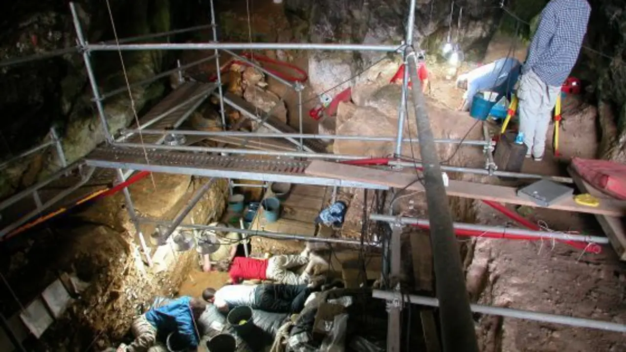Excavaci&oacute;n de El Mir&oacute;n, en 2010.
