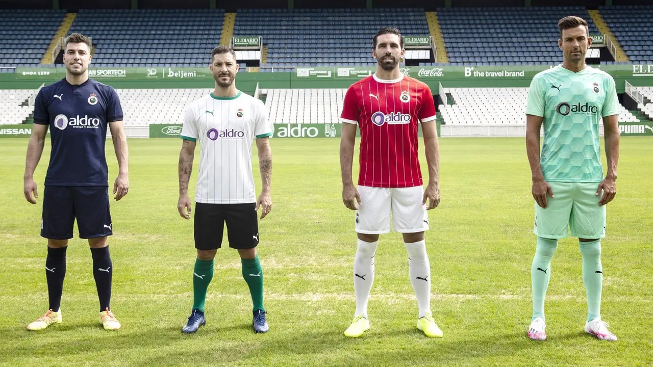 Equipaciones del Racing de Santander para la temporada 2020/2021