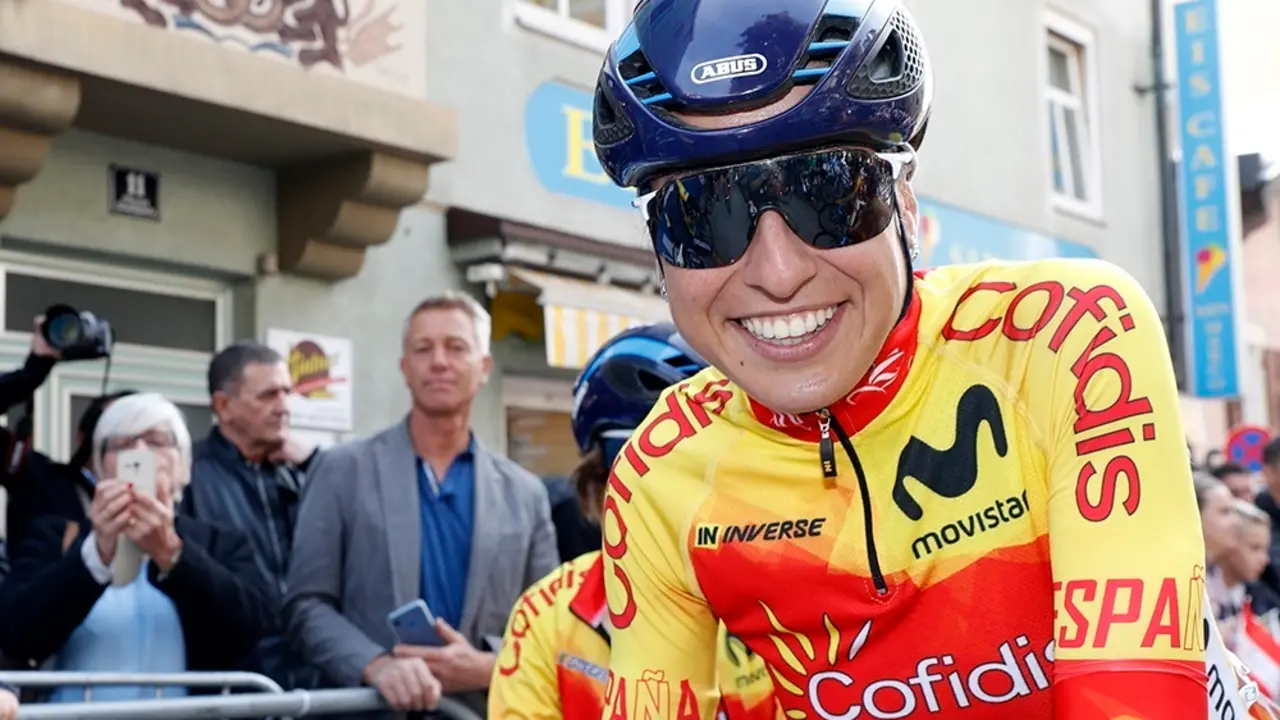 La ciclista espa&ntilde;ola Mavi Garc&iacute;a