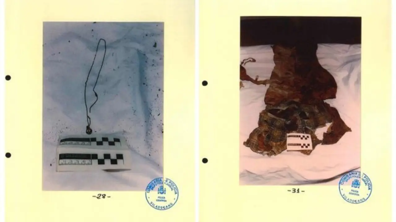 Foto de archivo de uno de los pliegos del informe de la investigaci&oacute;n policial del asesinato de Nidia Rodr&iacute;guez S&aacute;nchez perpetrado el 5 de octubre de 1997. Si hubieran pasado tres meses m&aacute;s, nadie habr&iacute;a podido juzgar a Rafael por matar a su exnovia en Barcelona en 1997. Pero tras casi 20 a&ntilde;os huido en Nueva York, fue multado por orinar en la calle poco antes de que la Polic&iacute;a reactivara su b&uacute;squeda. EFE/Polic&iacute;a Nacional