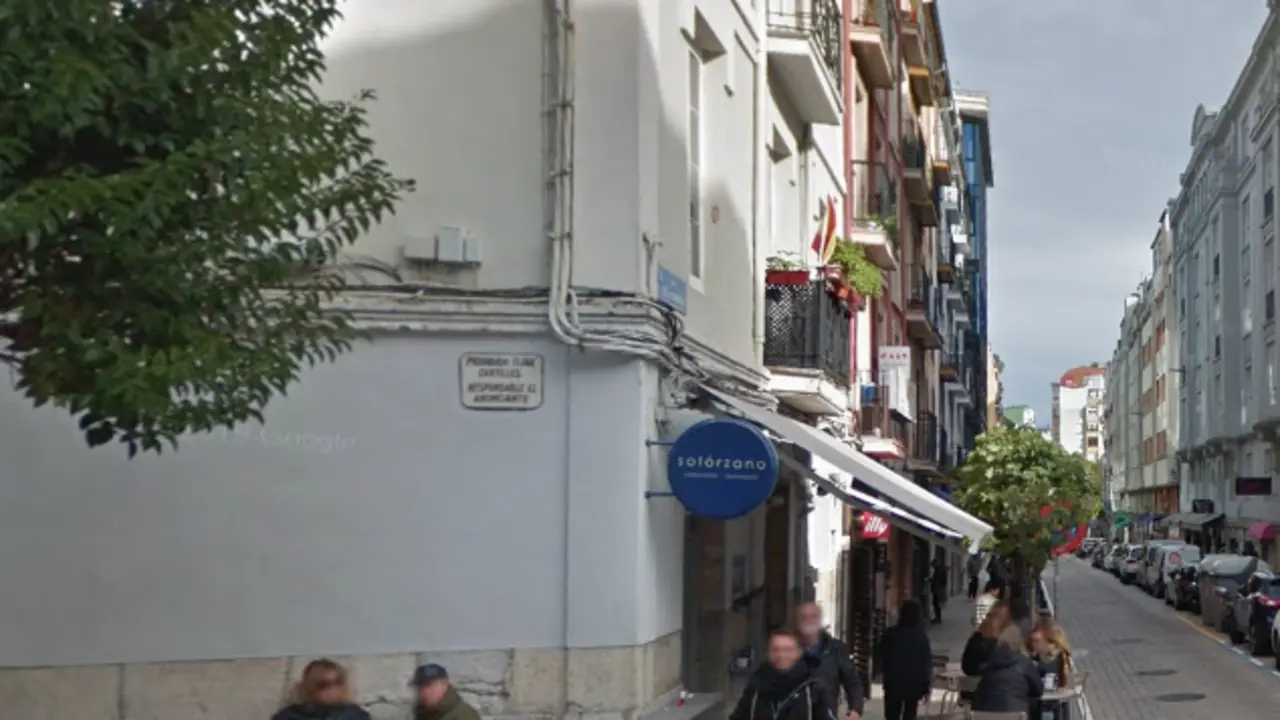 Calle Pe&ntilde;a Herbosa de Santander.