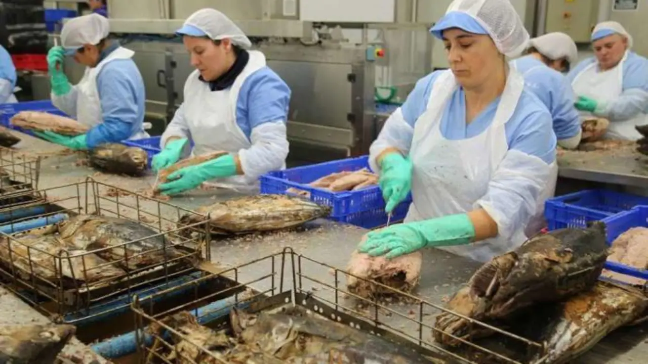 Varias trabajadoras de la conservera. / Alerta
