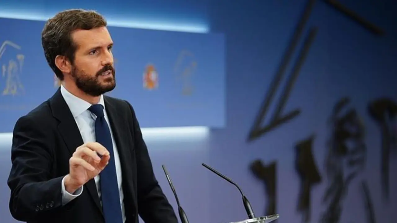 El l&iacute;der del PP, Pablo Casado. / EFE