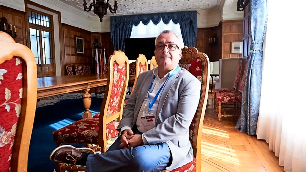 El presidente del Instituto Nacional de Estad&iacute;stica (INE), Juan Manuel Rodr&iacute;guez Poo, habla del curso que dirige en la Universidad Internacional Men&eacute;ndez Pelayo. /  Juan Manuel Serrano Arce