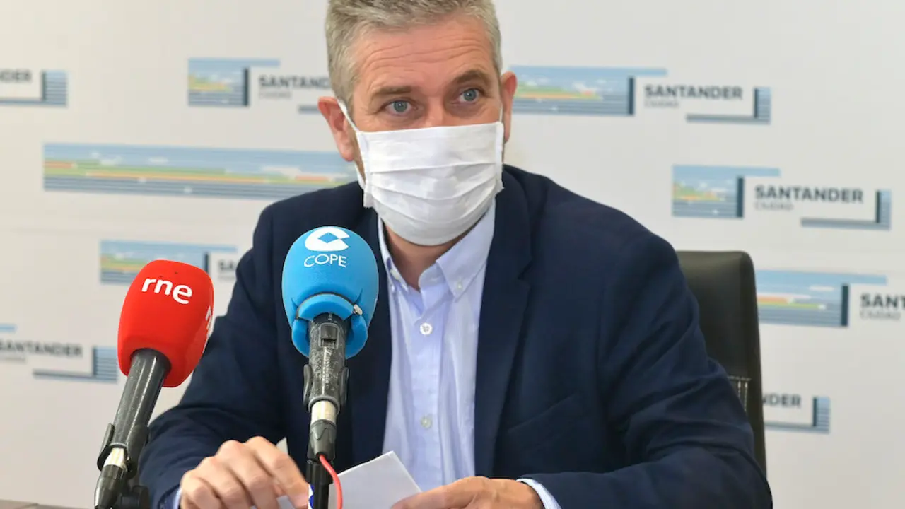 El portavoz del Ayuntamiento de Santander, Javier Ceruti. / ALERTA