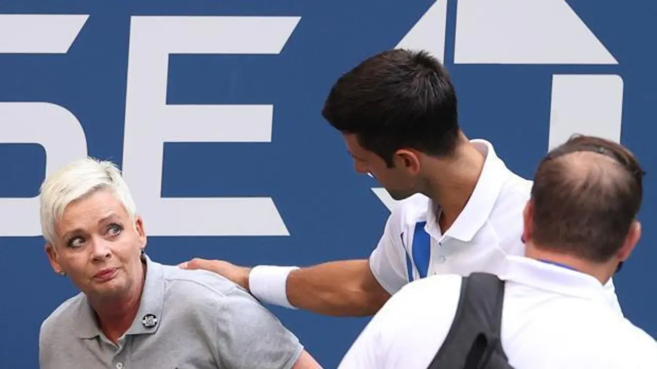 Djokovic durante el partido.