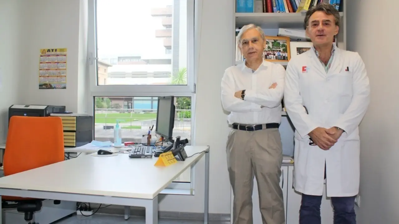 Miguel &Aacute;ngel Gonz&aacute;lez-Gay y Ricardo Blanco, investigadores del estudio.