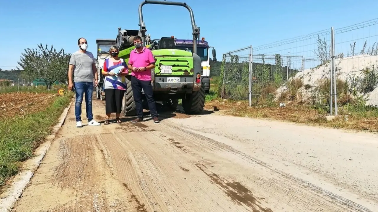 Visita a las obras. / alberto g. ib&aacute;&ntilde;ez