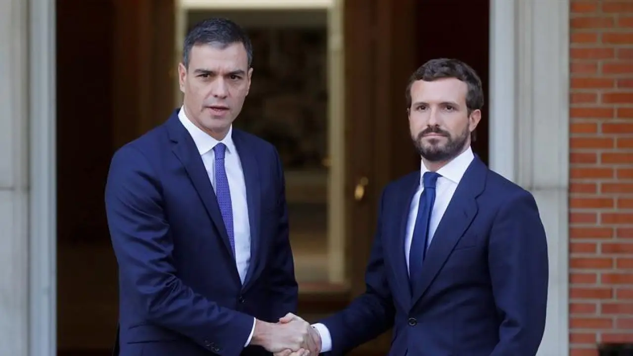 Pedro S&aacute;nchez y Pablo Casado.