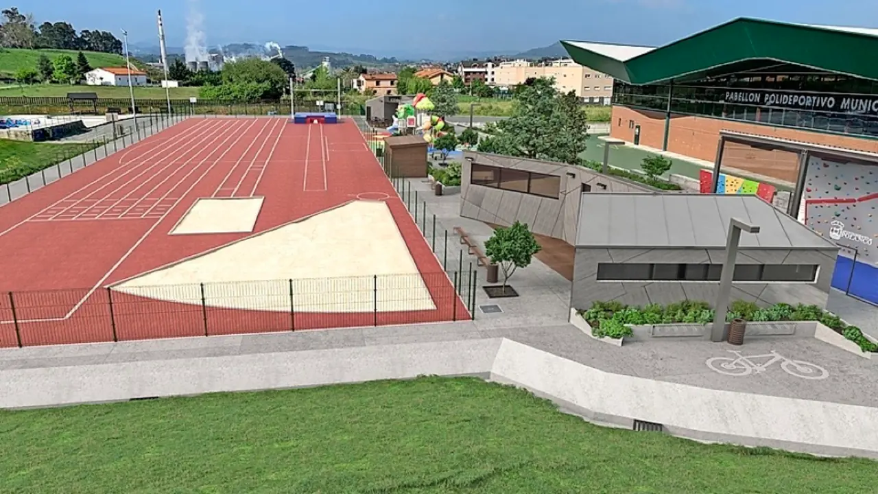 Nueva zona deportiva y de ocio de Requejada. / alerta