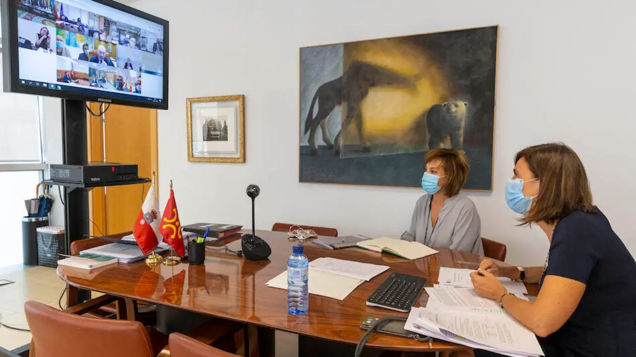 La  consejera de Presidencia,  Interior, Justicia y Acci&oacute;n Exterior, Paula Fern&aacute;ndez, interviene en la Conferencia Sectorial de Administraci&oacute;n P&uacute;blica, presidida por la ministra de Pol&iacute;tica Territorial y Funci&oacute;n P&uacute;blica, Carolina Darias.