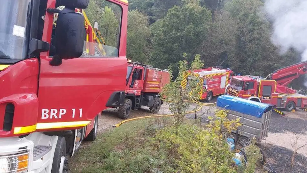 Incenrio nanve ganadera Vega de Liébana 25 09 2020