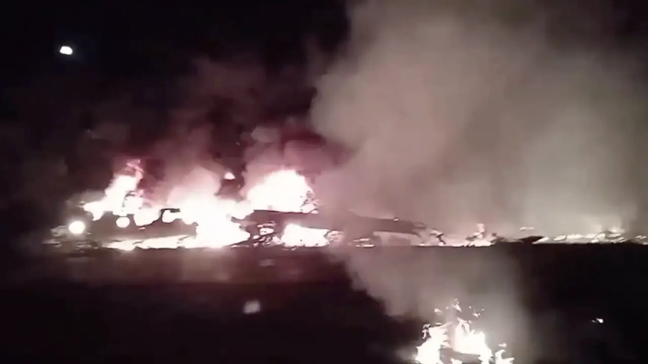 Imagen del avi&oacute;n siniestrado.
