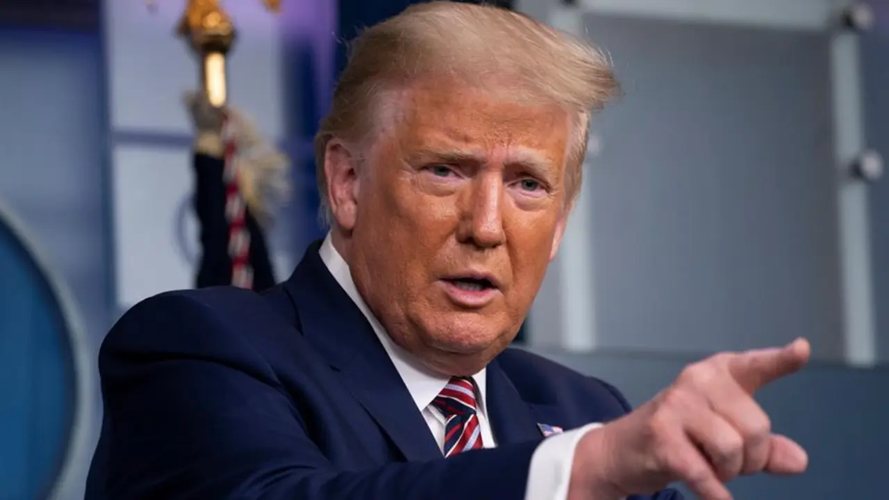 El presidente de los Estados Unidos, Donald J. Trump, realiza una rueda de prensa en la Casa Blanca en Washington, DC, Estados Unidos, el 27 de septiembre de 2020. (Estados Unidos) EFE / EPA / Chris Kleponis / POOL