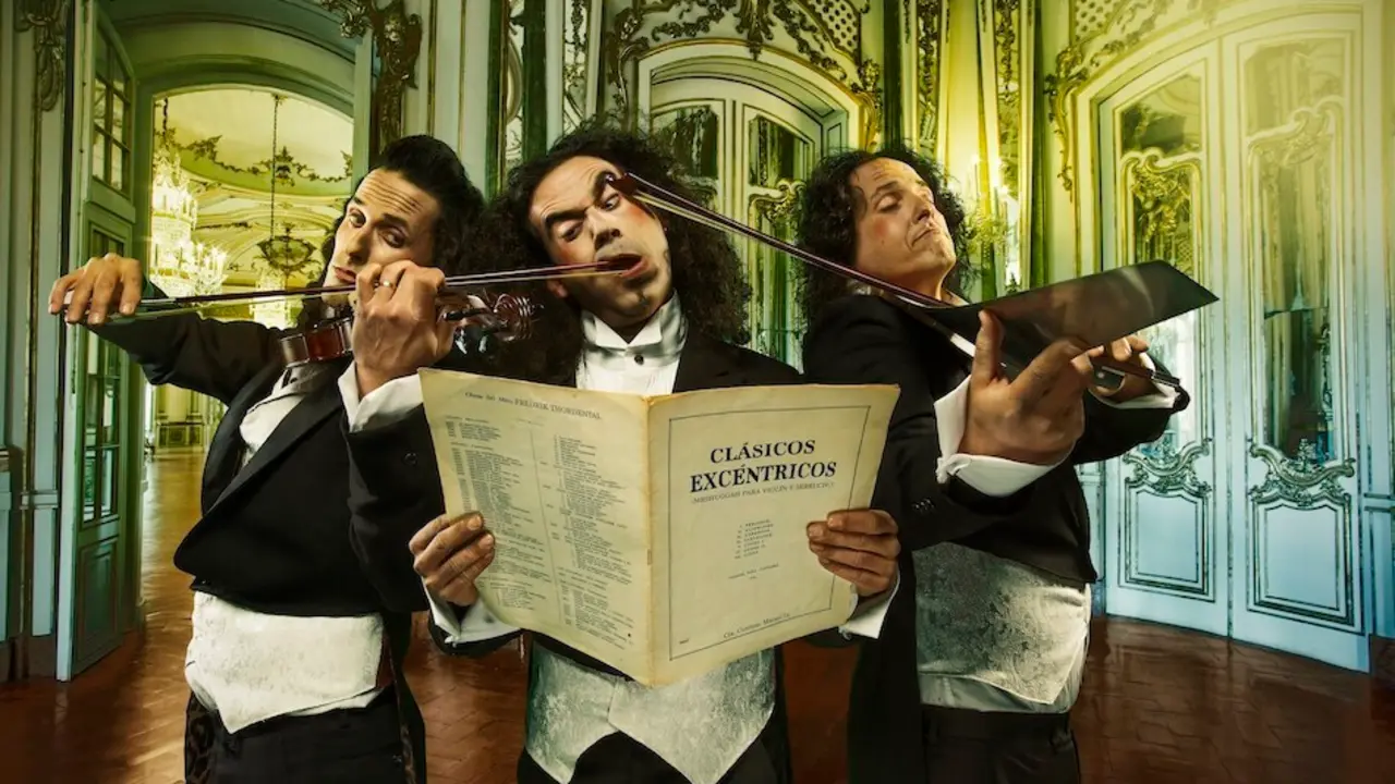 La c&oacute;mica puesta en escena musical de Cl&aacute;sicos Exc&eacute;ntricos.