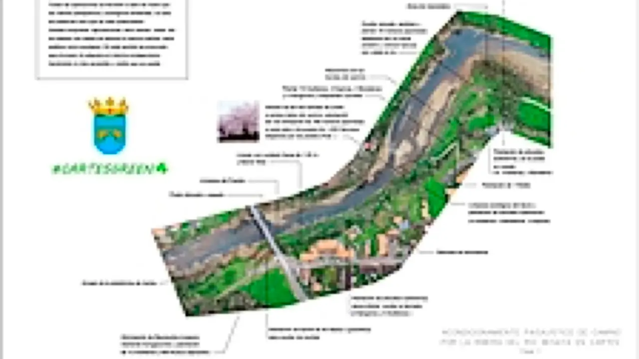 Imagen del proyecto de acondicionamiento paisaj&iacute;stico de la ribera del r&iacute;o Besaya.