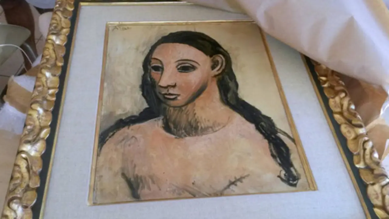 El Picasso declarado inexportable por el Gobierno y que le fue incautado en 2015 en su barco en C&oacute;rcega (Francia).