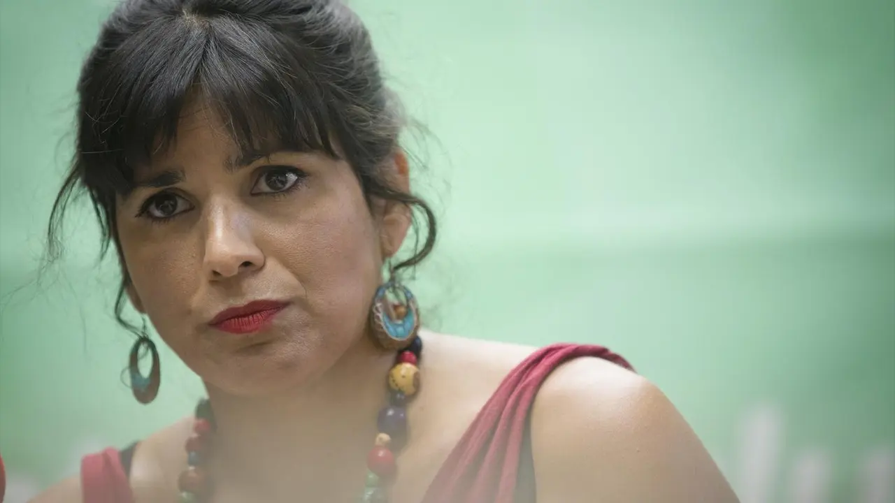 La Presidenta del Grupo Parlamentario de Adelante Adaluc&iacute;a, Teresa Rodr&iacute;guez , durante una entrevista para Europa Press, en Sevilla, a 3 de agosto  de 2020.
