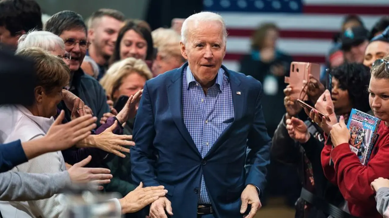 Candidato dem&oacute;crata a la presidencia, campa&ntilde;as de Joe Biden en Coastal Carolina University en Conway, Carolina del Sur, EE. UU./ EFE/ JIM LO SCALZO