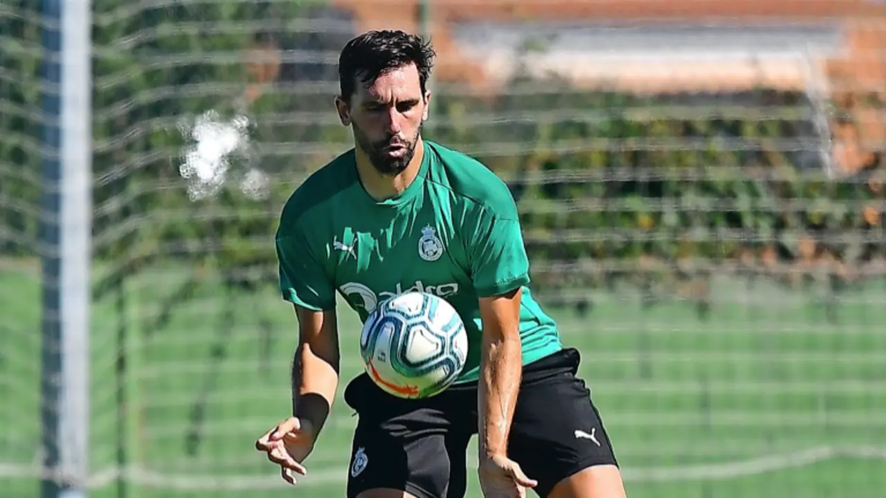 Jordi Figueras, en las instalaciones Nando Yosu. / Hardy