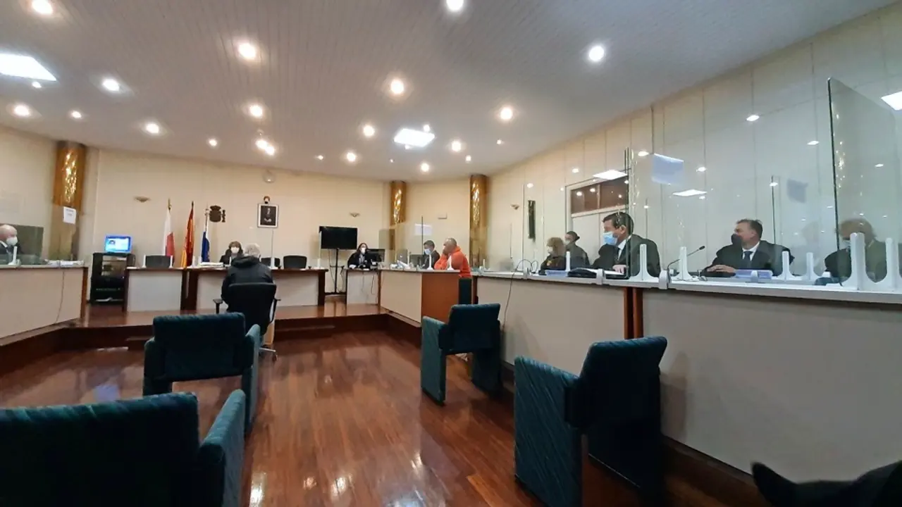 Juicio a los acusados de matar a un anciano en su garaje de Santander y robar despu&eacute;s en su casa. / ALERTA