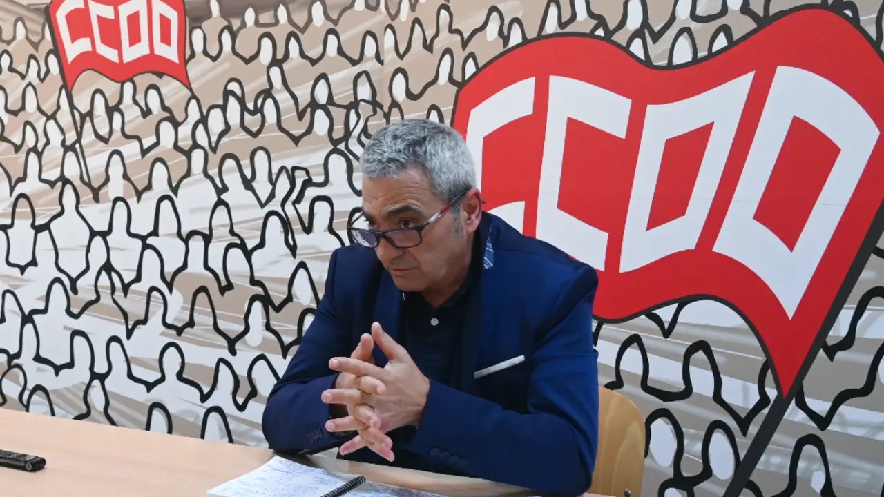 El secretario General de CCOO, Carlos S&aacute;nchez. / HARDY