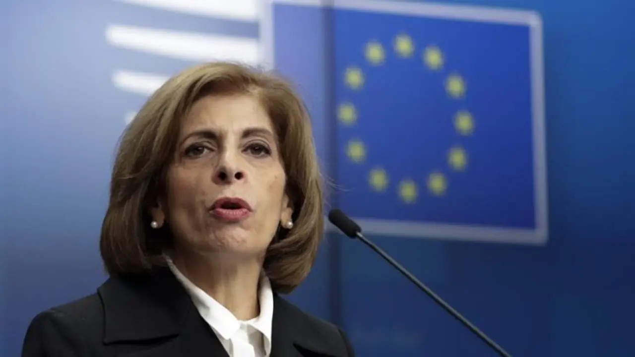 La comisaria de Salud y Seguridad Alimentaria, Stella Kyriakides. EFE/EPA/ARIS