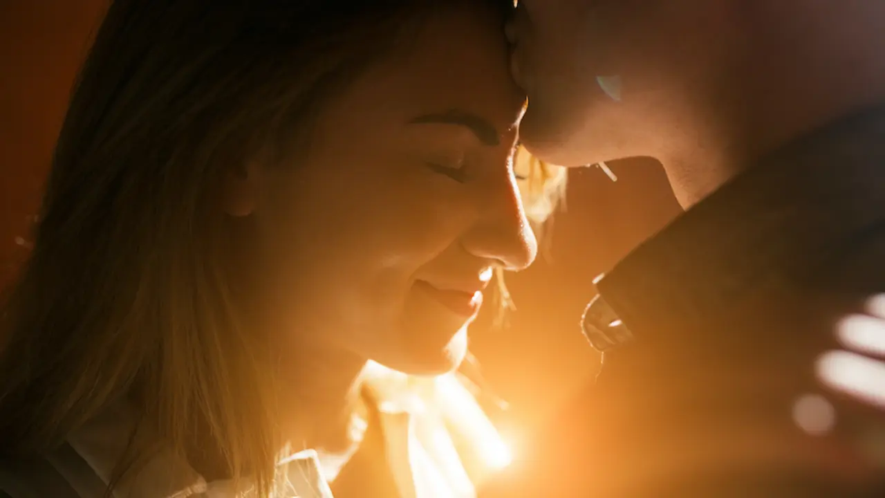 man and woman with a close view on the street