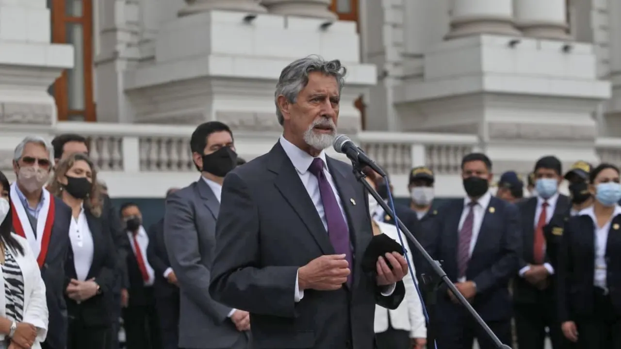 El nuevo presidente interino de Per&uacute;, Francisco Sagasti. / E. PRESS