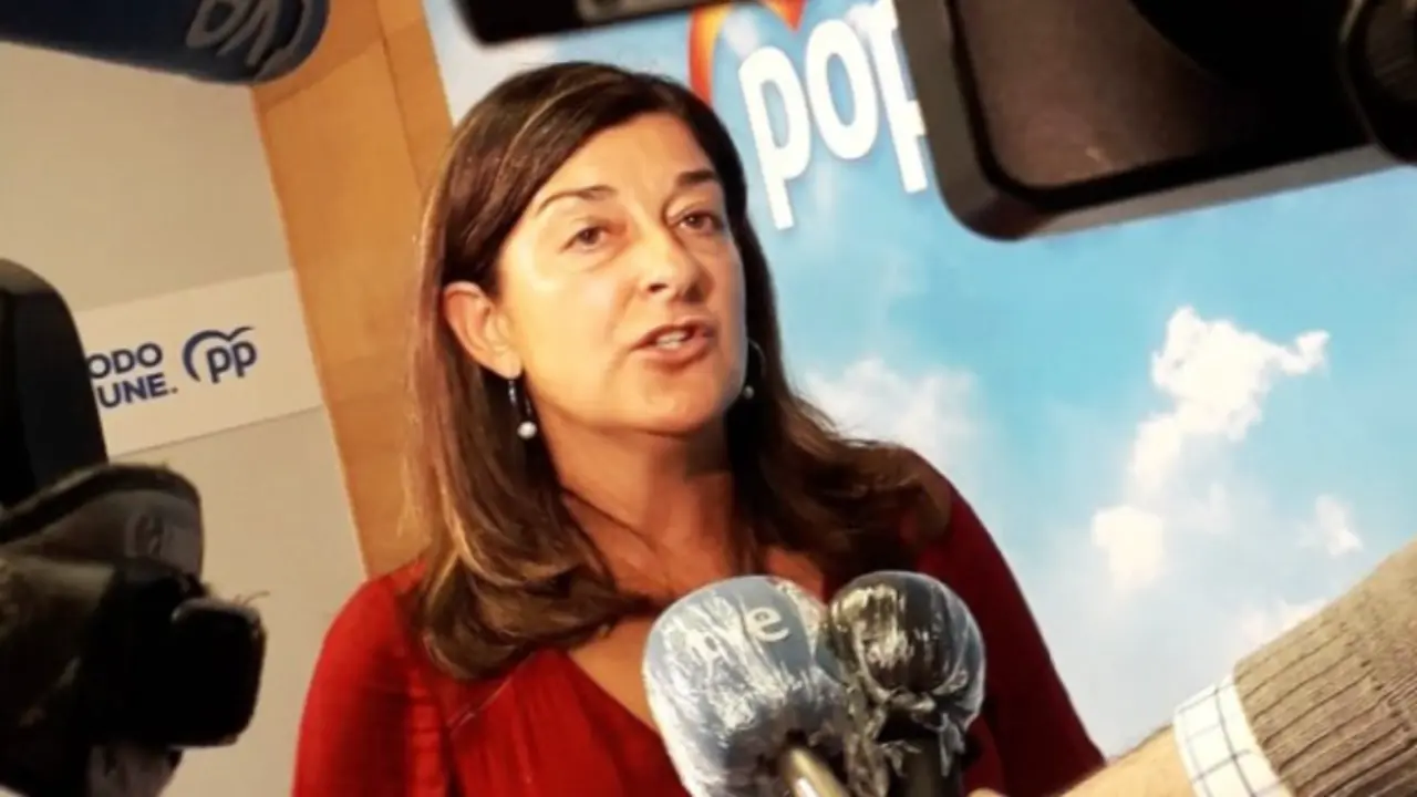 La presidenta del Partido Popular, Mar&iacute;a Jos&eacute; S&aacute;enz de Buruaga. / ALERTA