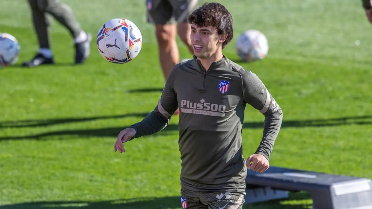 El delantero portugu&eacute;s del Atl&eacute;tico de Madrid Joao Felix. / EFE
