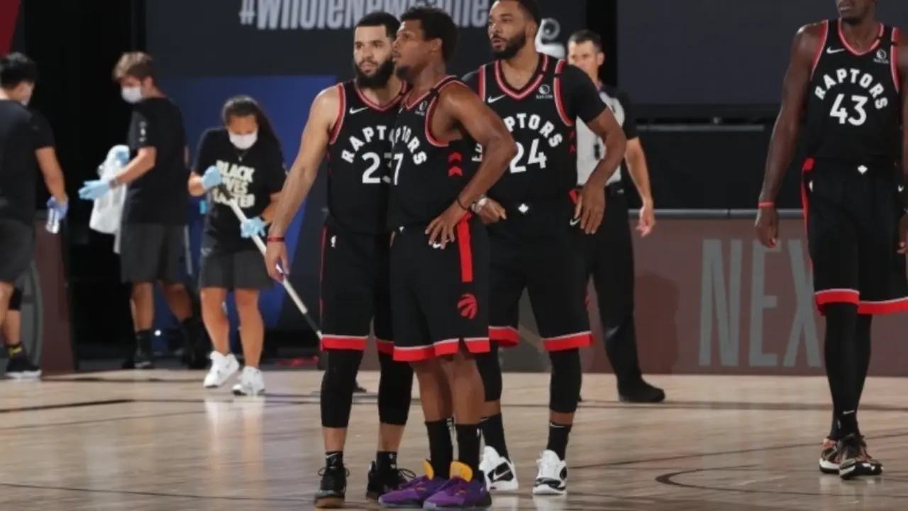 Toronto Raptors en la burbuja NBA de Disney. / E. PRESS