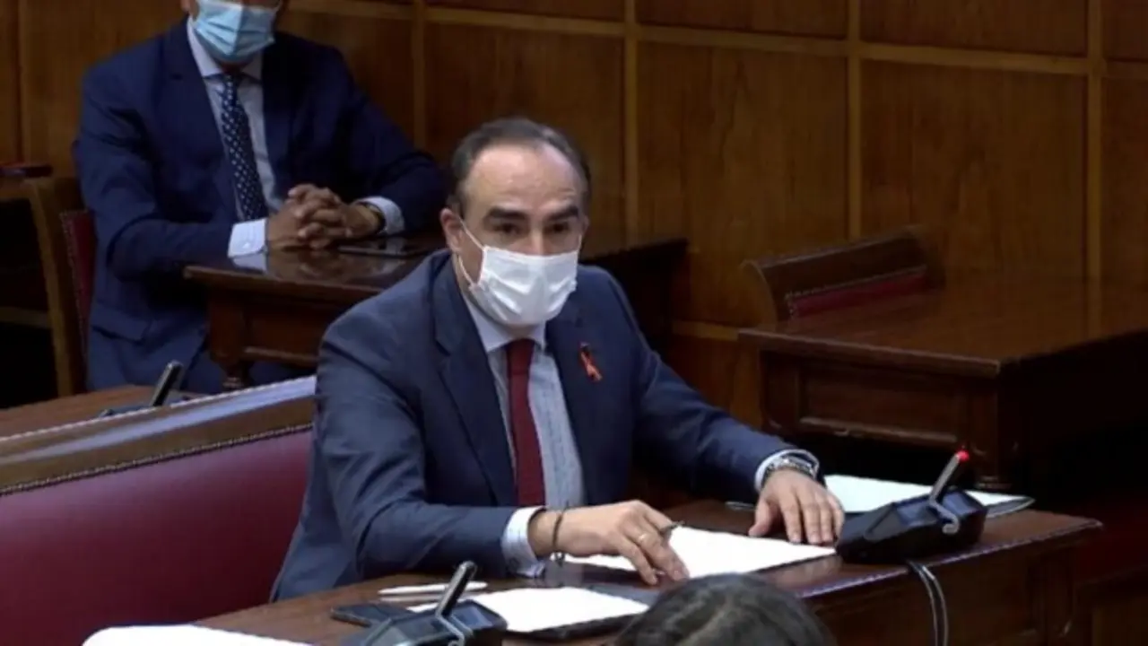 El portavoz de Transformaci&oacute;n Digital del Grupo Popular y senador por Cantabria, Javier Puente.