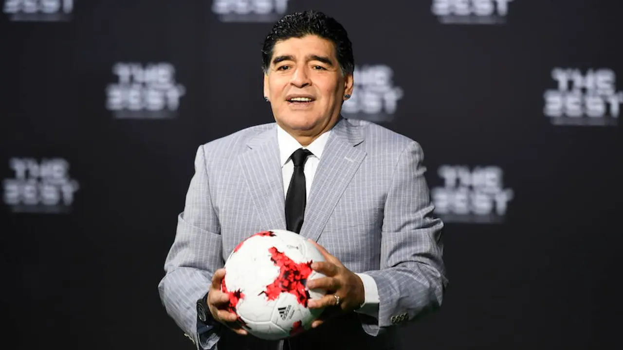 Fotograf&iacute;a de archivo de 2017 del futbolista Diego Maradona. / EFE