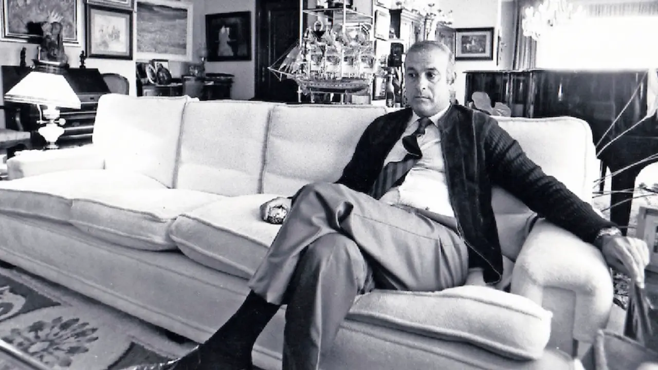 Juan Hormaechea Caz&oacute;n, en el sal&oacute;n de su casa. / ARCHIVO-ALERTA-Pablo Hojas