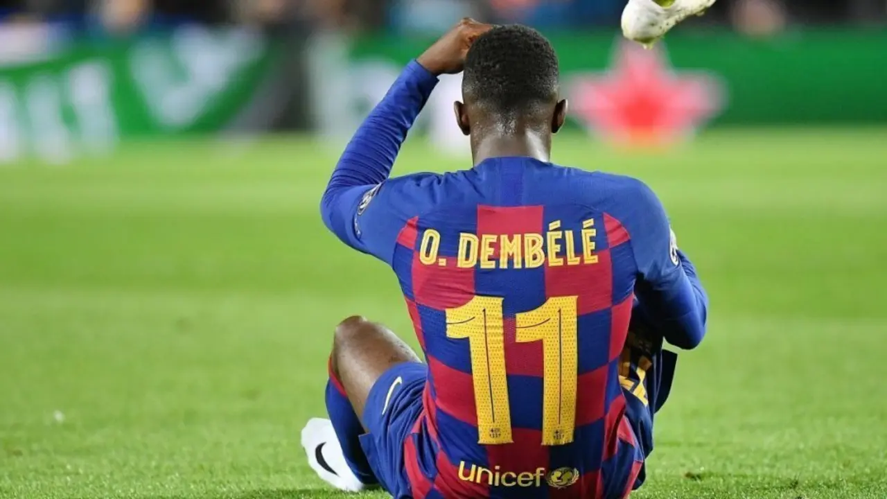 El jugador cul&eacute;, Ousmane Dembel&eacute;. / EFE
