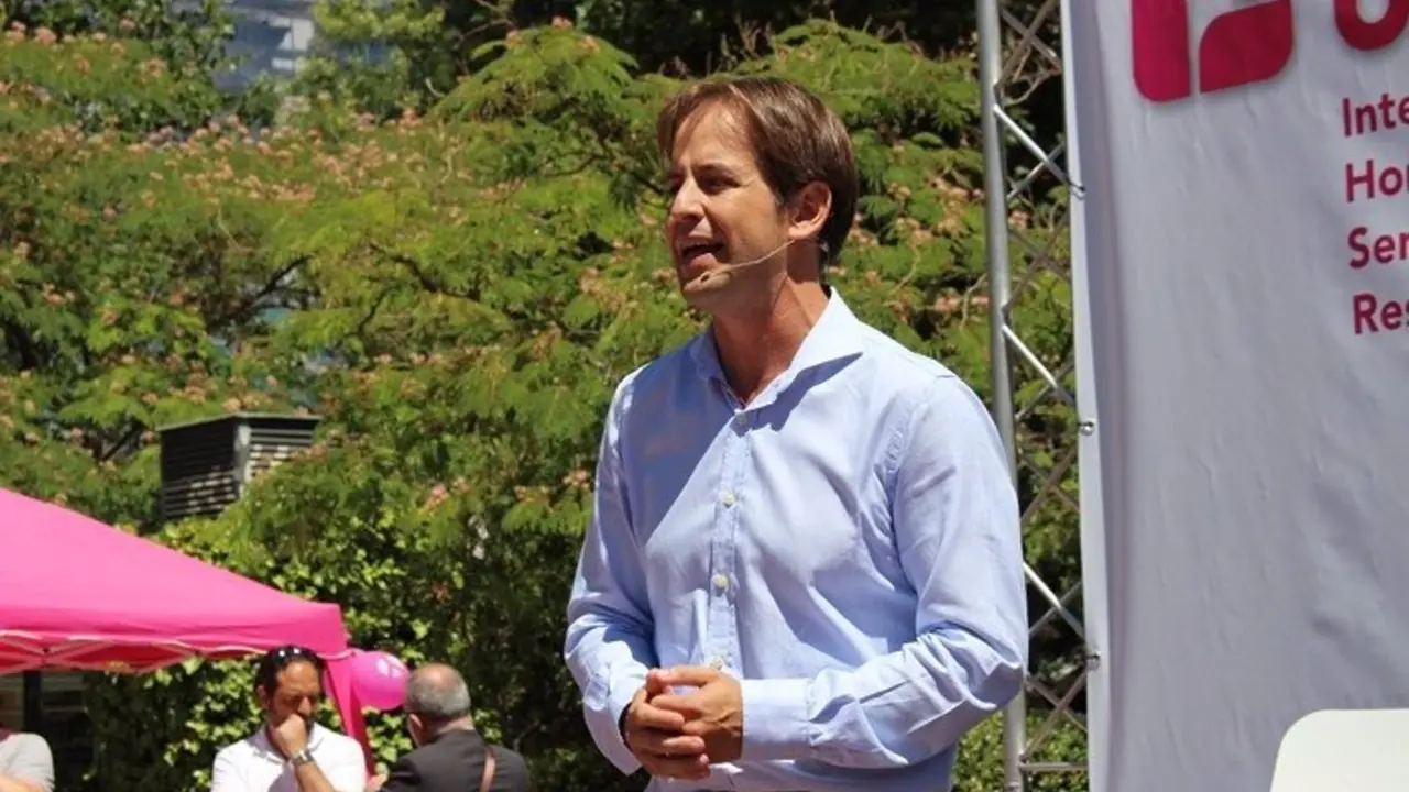 El portavoz nacional de UPyD, Cristiano Brown. / E. PRESS