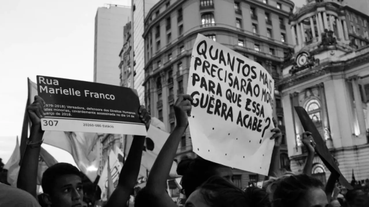 Activistas protagonizan hoy marchas en la ciudad de R&iacute;o de Janeiro. / Nayani Teixeira