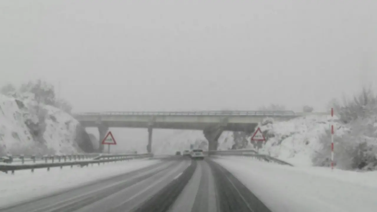 Puerto de Lunada (CA-643) nieve