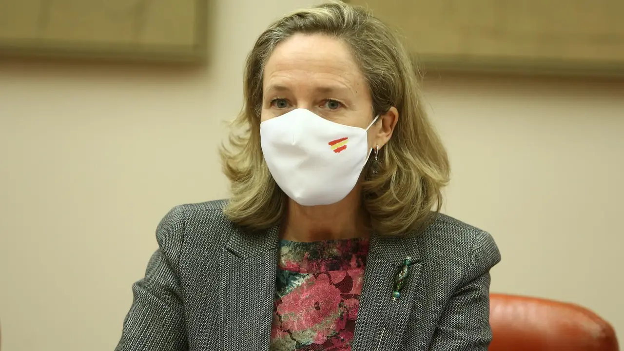 La vicepresidenta Tercera del Gobierno, Nadia Calvi&ntilde;o. / E. PRESS