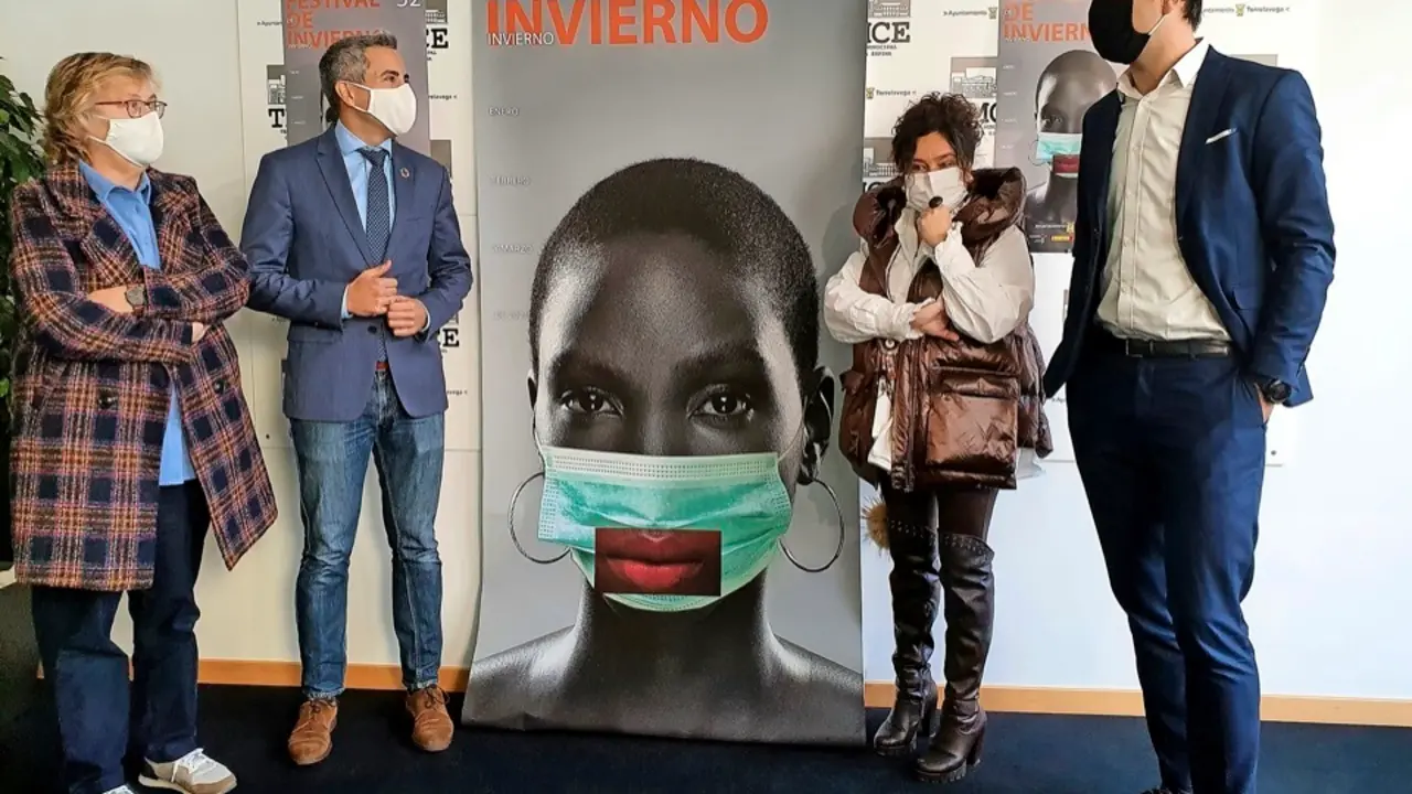 Autoridades presentando el Festival de Invierno de la capital del Besaya. / ALERTA