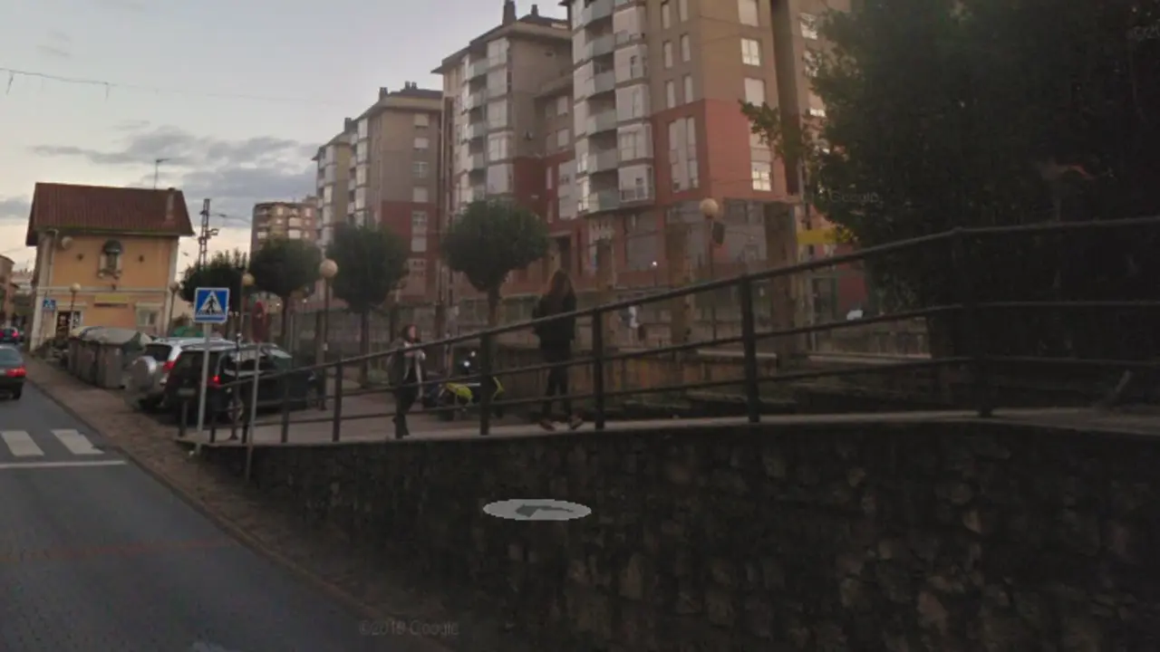 Vista de la estaci&oacute;n de tren de Malia&ntilde;o.