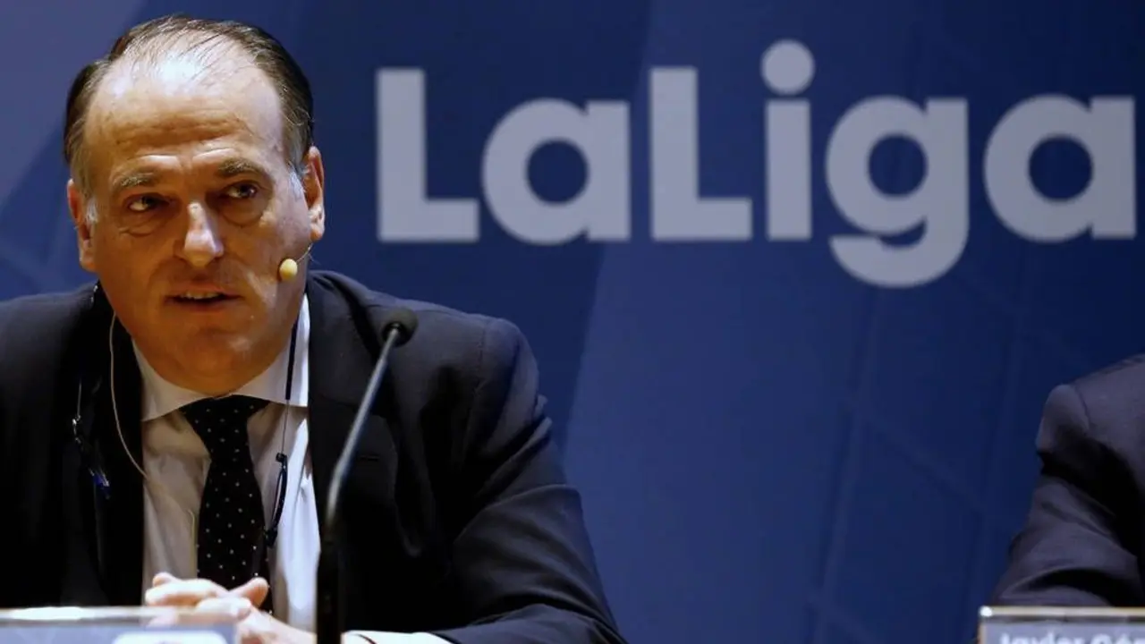 El presidente de LaLiga, Javier Tebas .EFE/ Luis Tejido/Archivo