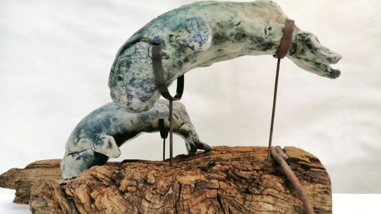 Obra de la artista Cristina Ort&iacute;z Pereira.