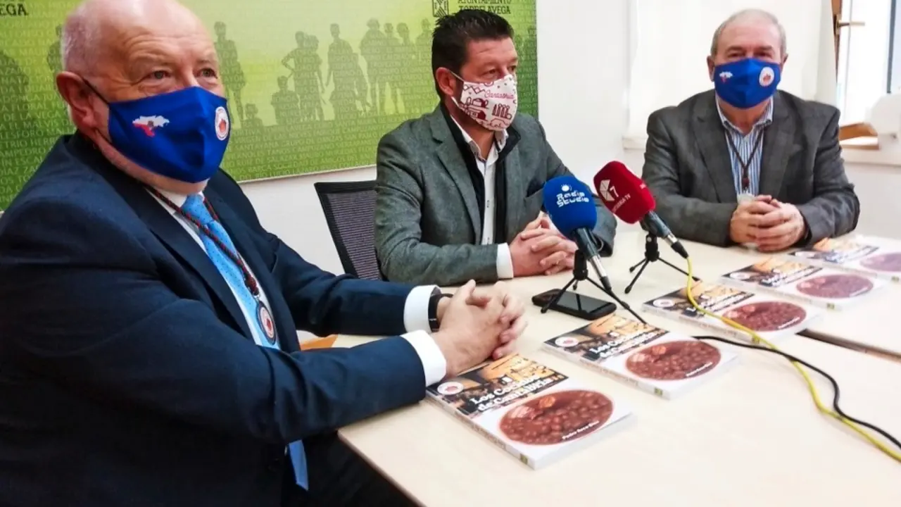 Gabriel Argumosa, Jes&uacute;s S&aacute;nchez y Pedro Arce. / Saja