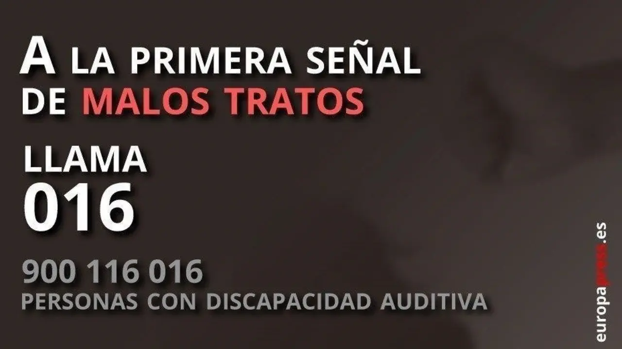 Tel&eacute;fono 016 para las v&iacute;ctimas de violencia de g&eacute;nero