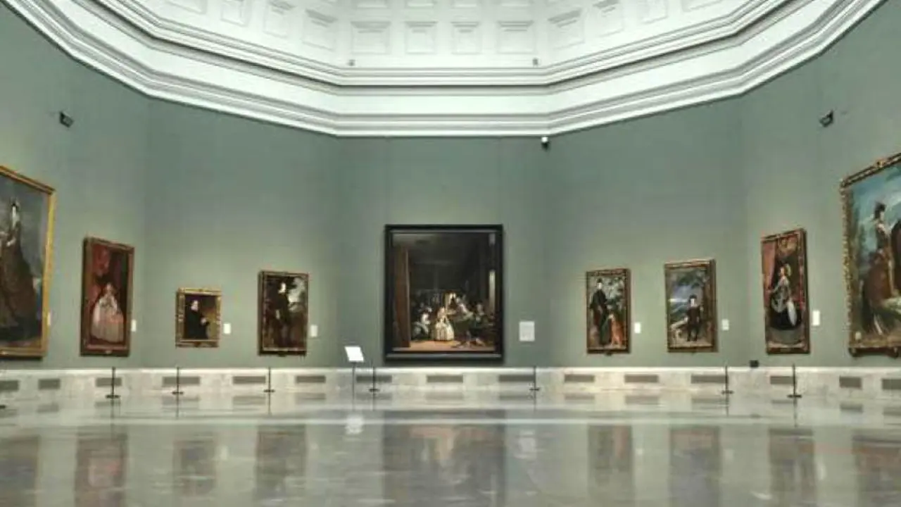 Vista del museo del Prado en Madrid.