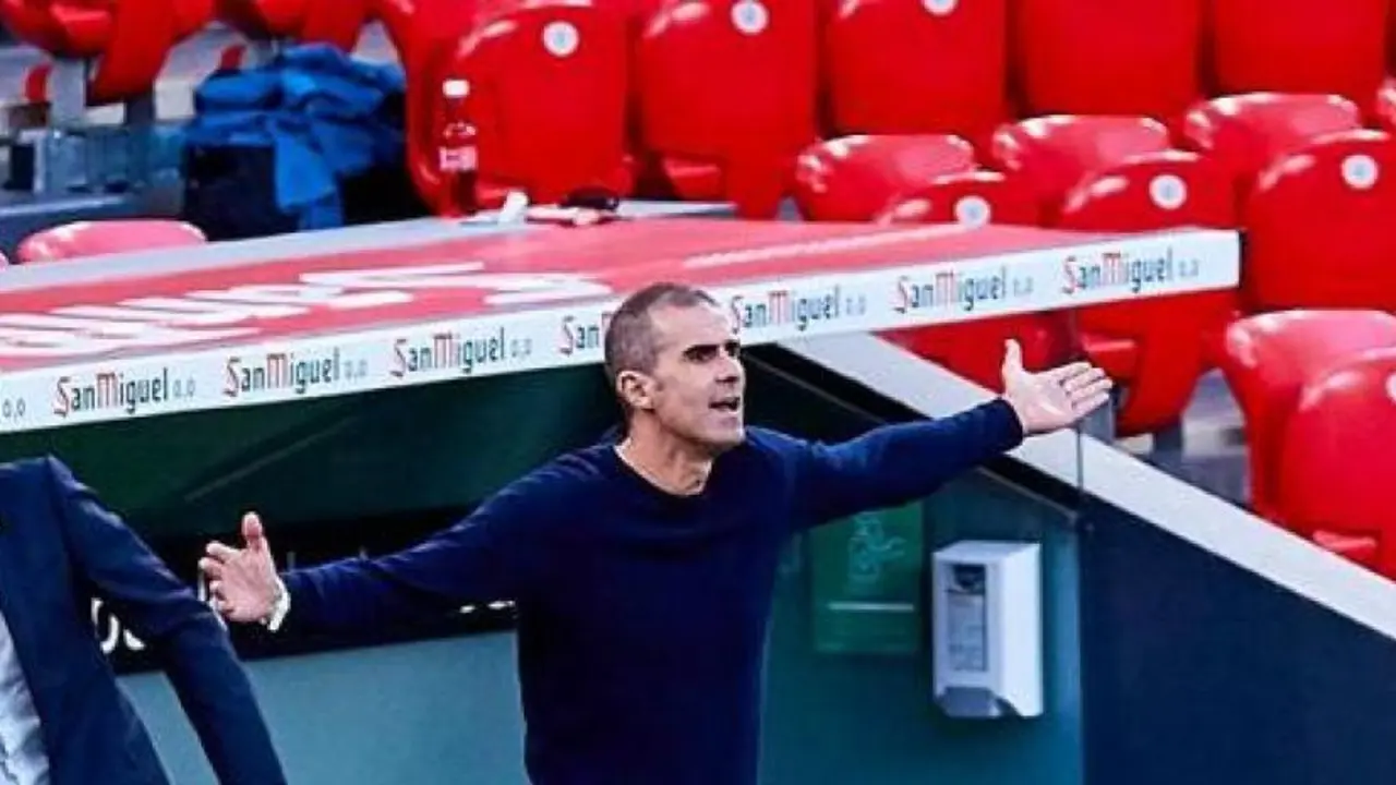 El entrenador del Atletic Gaizka Garitano.